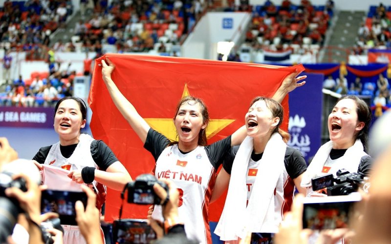 Tuyệt vời những cô gái bóng rổ 3x3 Việt Nam