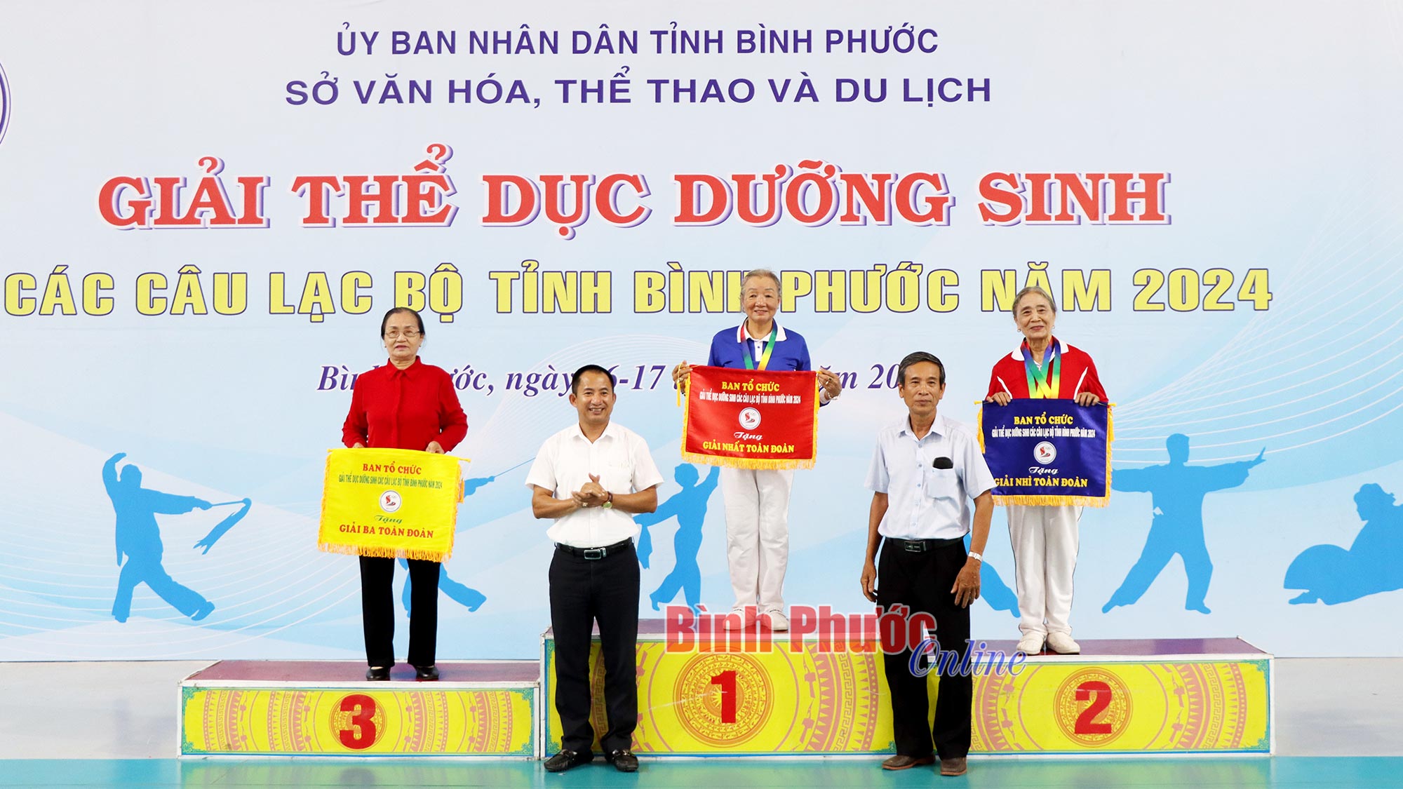 Bế mạc giải thể dục dưỡng sinh tỉnh Bình Phước năm 2024