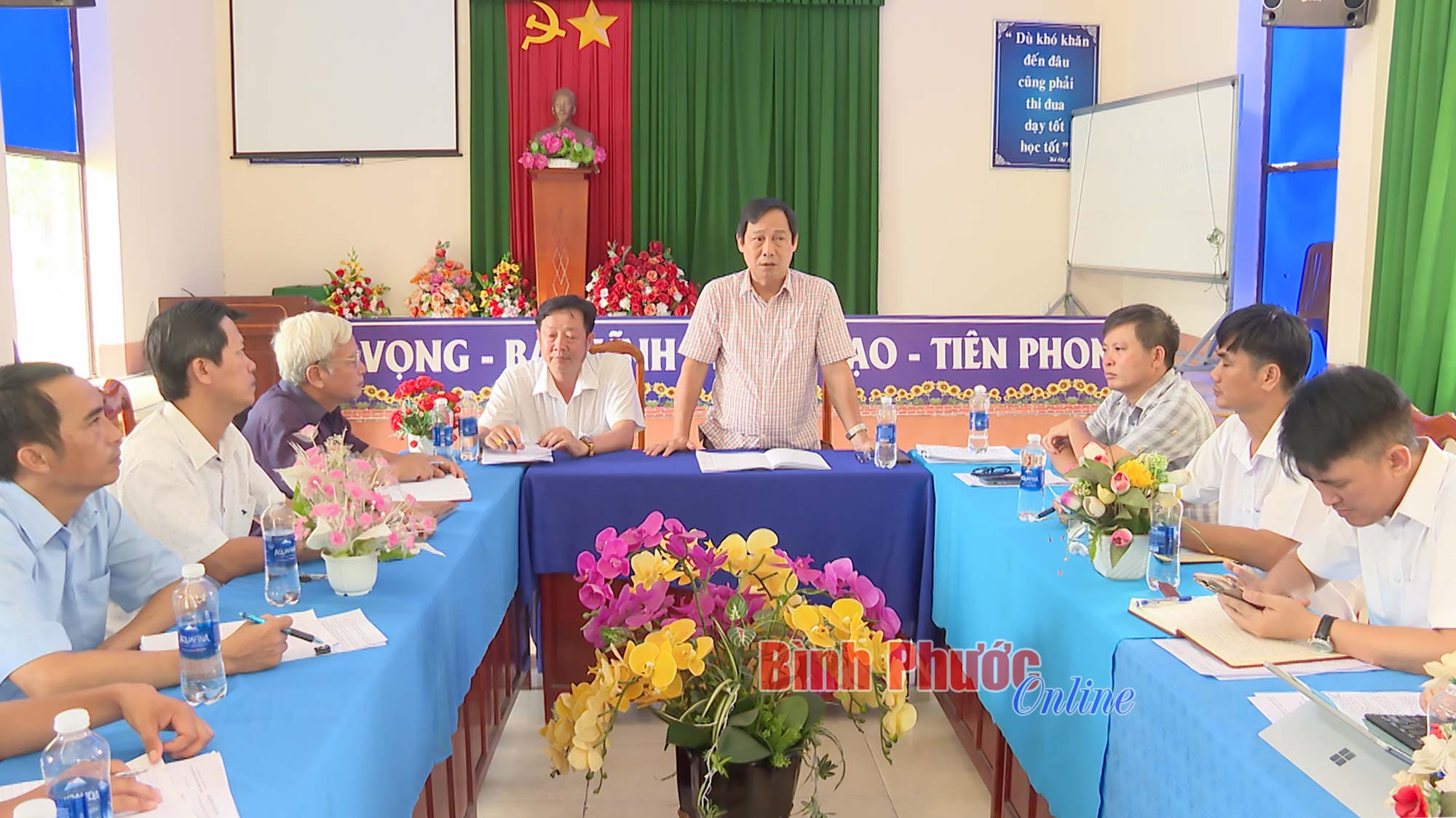 Chơn Thành: Tăng cường phát triển đảng viên là học sinh