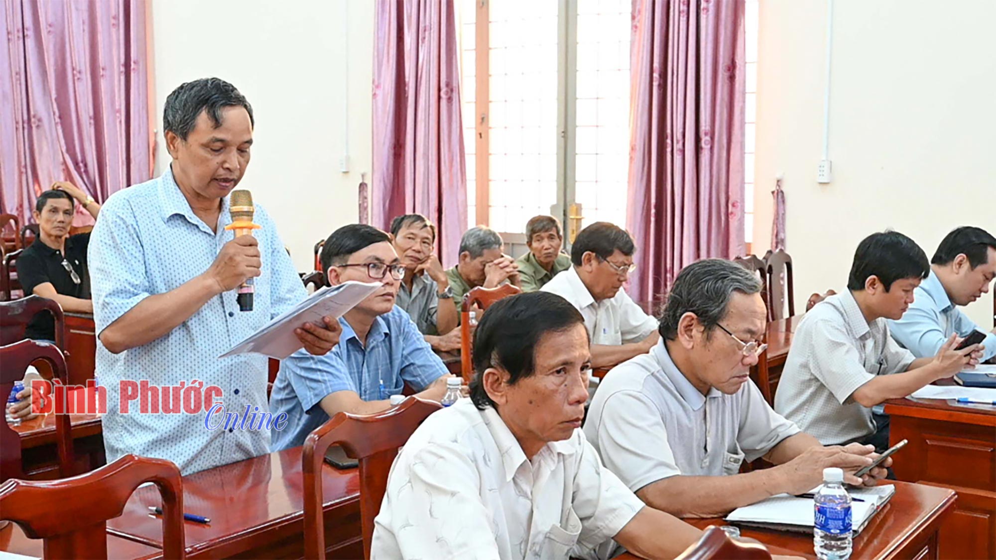 Đại biểu HĐND tỉnh tiếp xúc cử tri phường Hưng Chiến