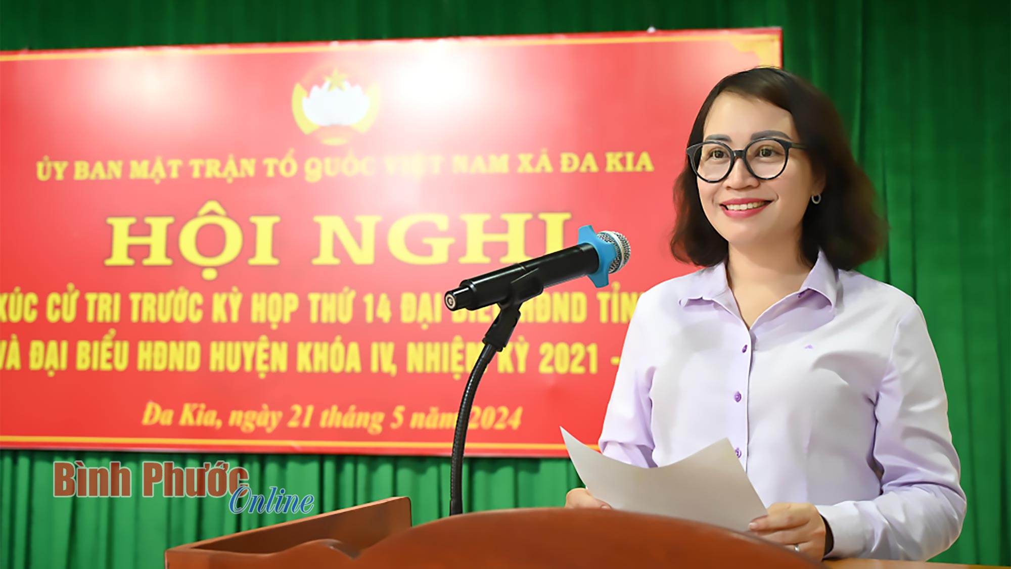 Đại biểu HĐND tỉnh tiếp xúc cử tri xã Đa Kia