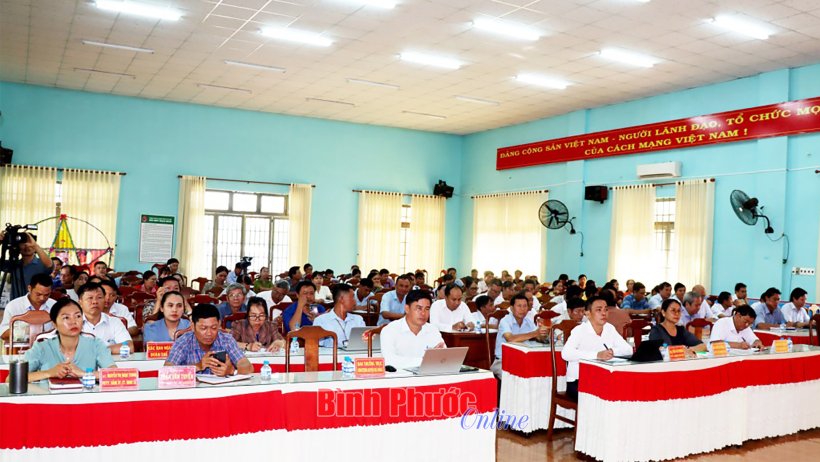 Đại biểu Quốc hội tỉnh tiếp xúc cử tri huyện Bù Đăng, Hớn Quản