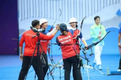 Đội tuyển Bắn cung Việt Nam tham dự cúp thế giới tại Hàn Quốc