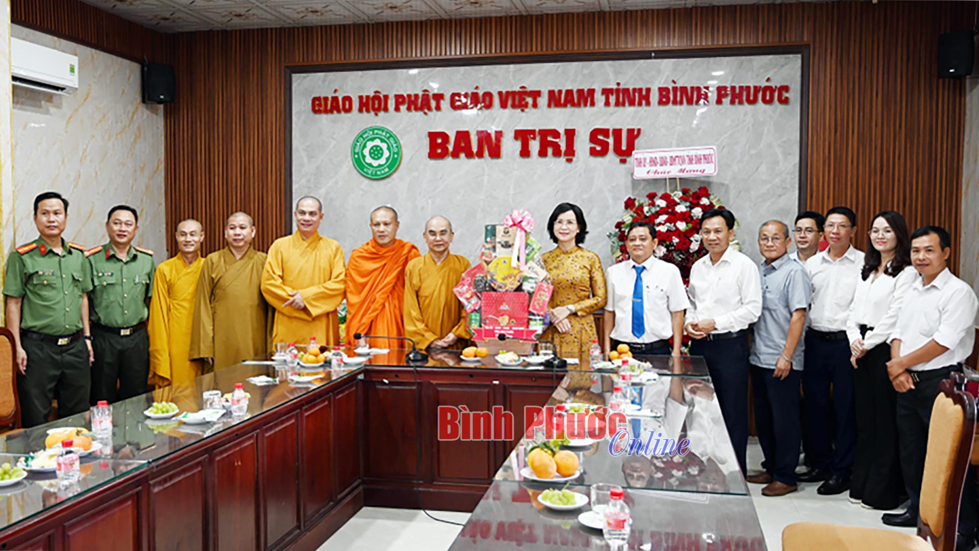 Lãnh đạo tỉnh Bình Phước chúc mừng đại lễ Phật đản 2024, Phật lịch 2568