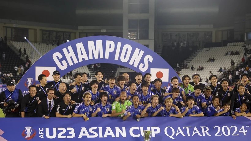 Nhật Bản lên ngôi vô địch U23 châu Á 2024 với bàn thắng ở phút bù giờ