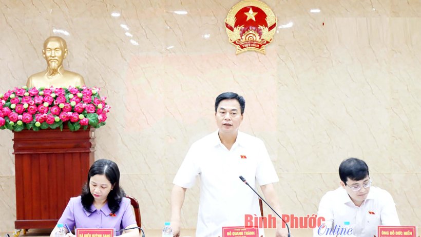 Ủy ban Thường vụ Quốc hội giám sát tại thành phố Đồng Xoài
