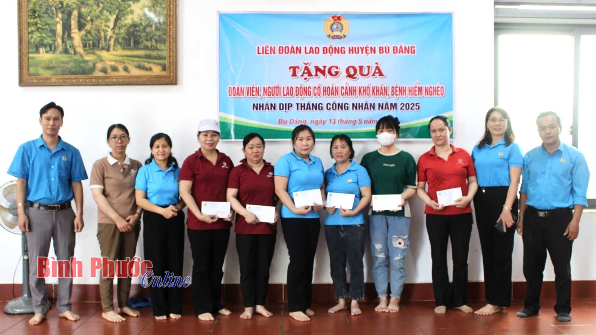 27 công đoàn viên, người lao động mắc bệnh hiểm nghèo được hỗ trợ