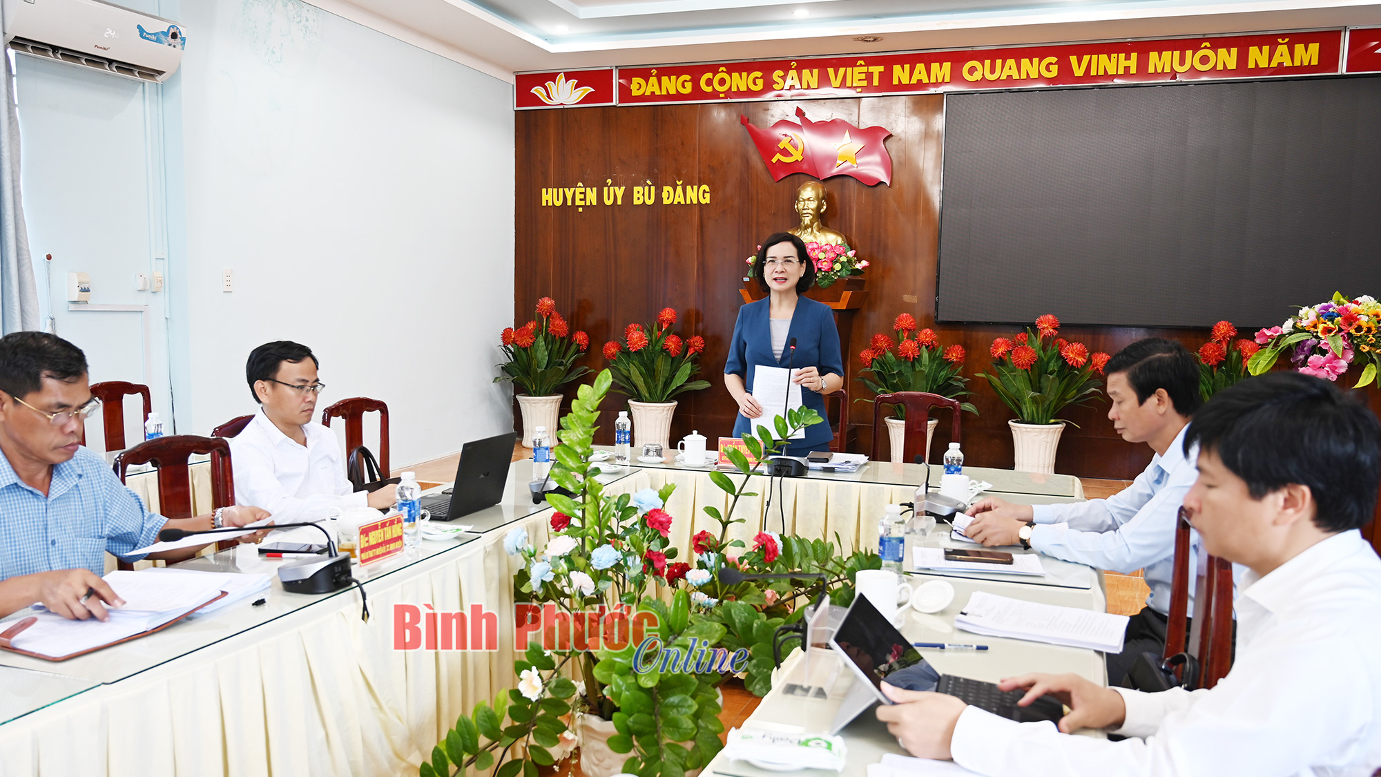 Bù Đăng: 4/59 chi, đảng bộ cơ sở trực thuộc đã tổ chức đại hội