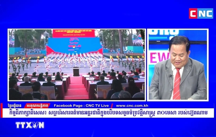 “Chân lý lịch sử 30-4” qua lăng kính kênh truyền hình CNC của Campuchia