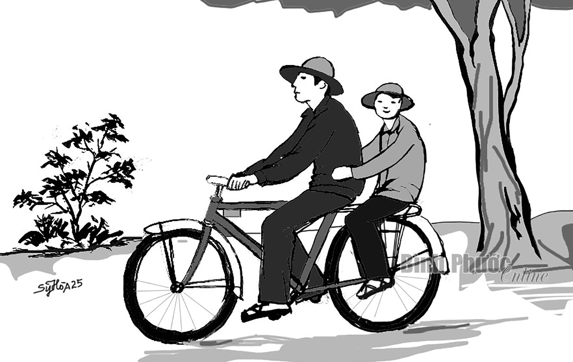 Chiếc xe đạp của ba