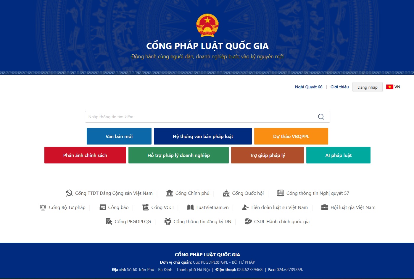 Cổng Pháp luật quốc gia ứng dụng AI hỗ trợ người dân và doanh nghiệp