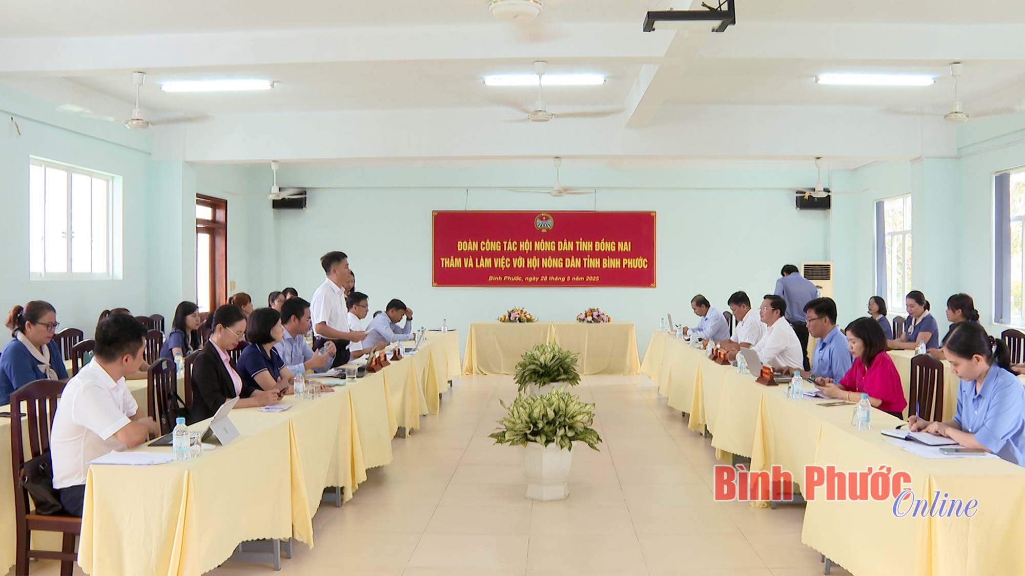 Đoàn công tác Hội Nông dân tỉnh Đồng Nai làm việc với Bình Phước