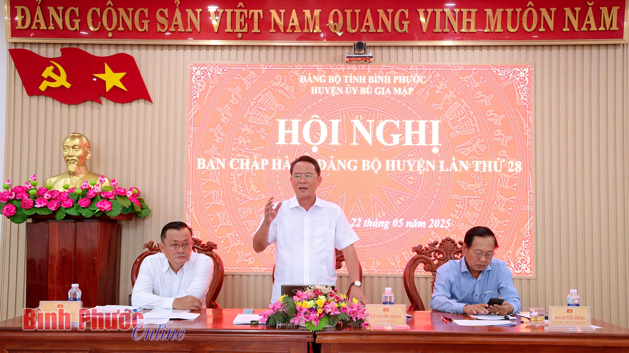 Hội nghị Ban Chấp hành Đảng bộ huyện Bù Gia Mập lần thứ 28