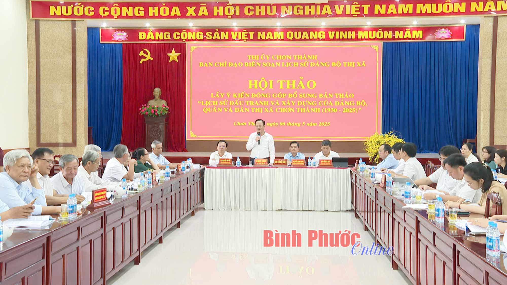 Hội thảo lịch sử Đảng bộ thị xã Chơn Thành (1930-2025)