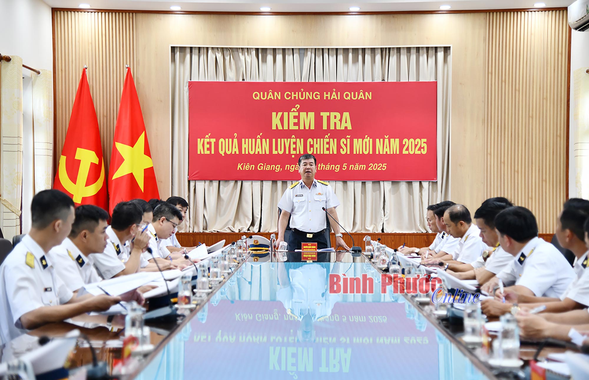 Kiểm tra công tác huấn luyện tại Bộ Tư lệnh Vùng 5 Hải quân