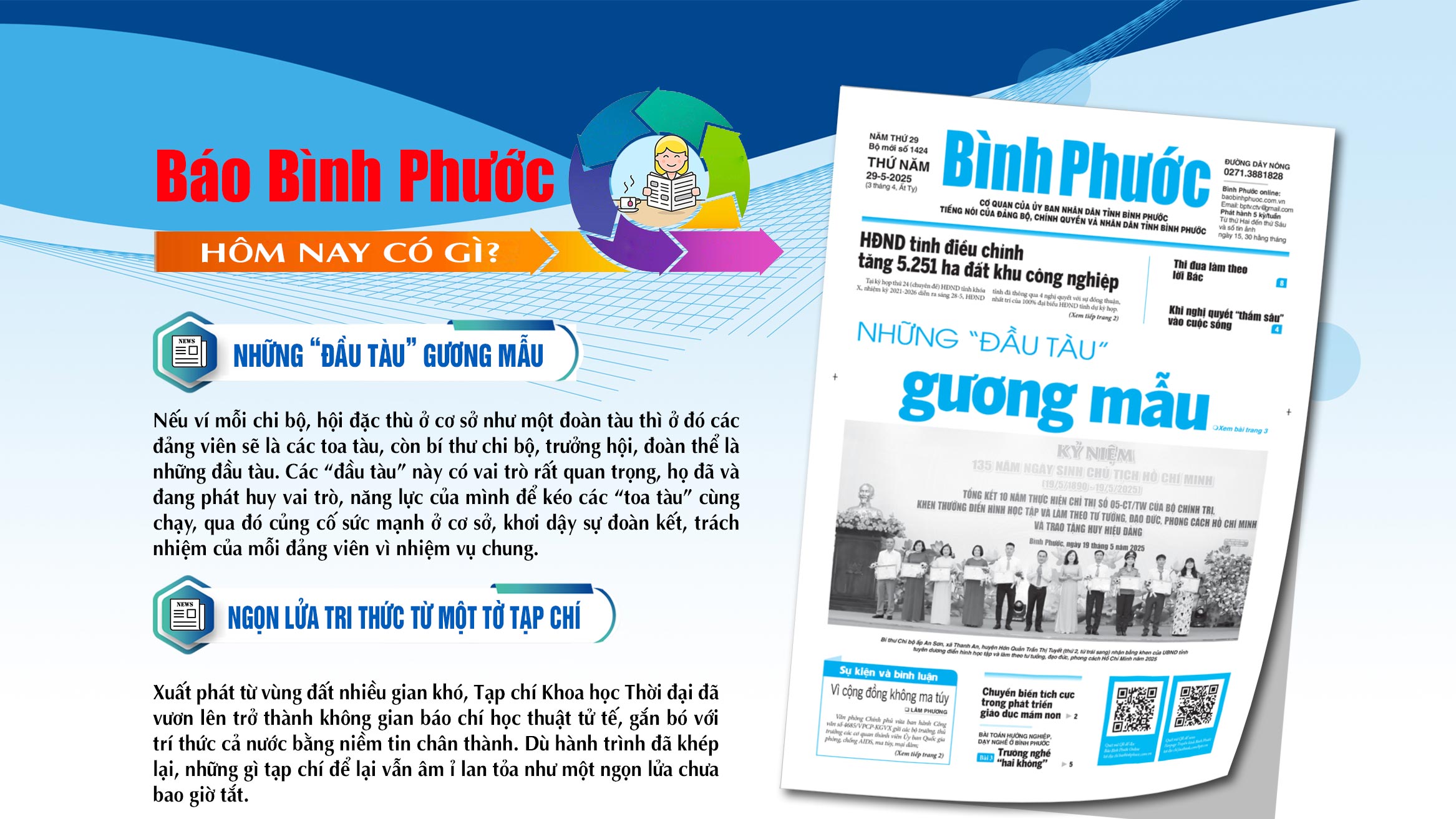 Kính mời độc giả đón đọc báo in Bình Phước hôm nay 29-5-2025