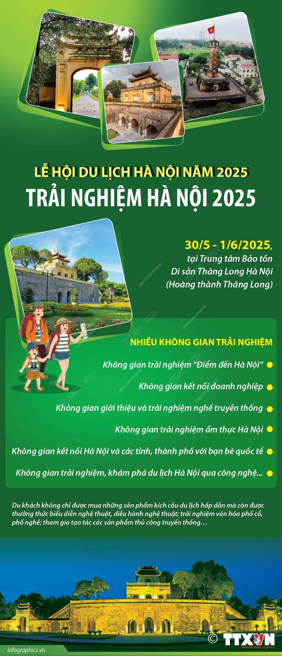 Lễ hội Du lịch Hà Nội năm 2025: Trải nghiệm Hà Nội 2025
