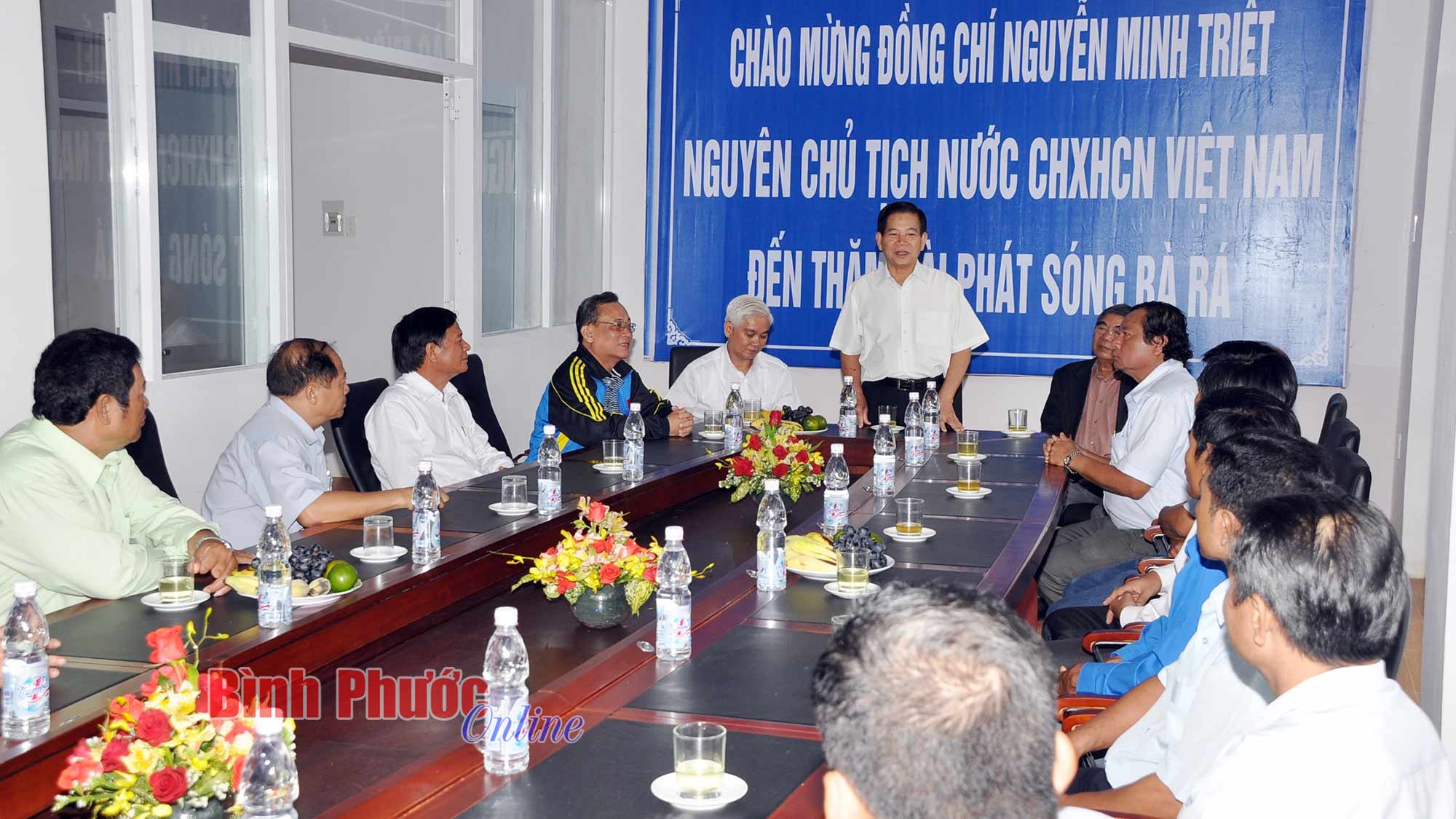Nguyên Chủ tịch nước Nguyễn Minh Triết - người mở lối thông tin