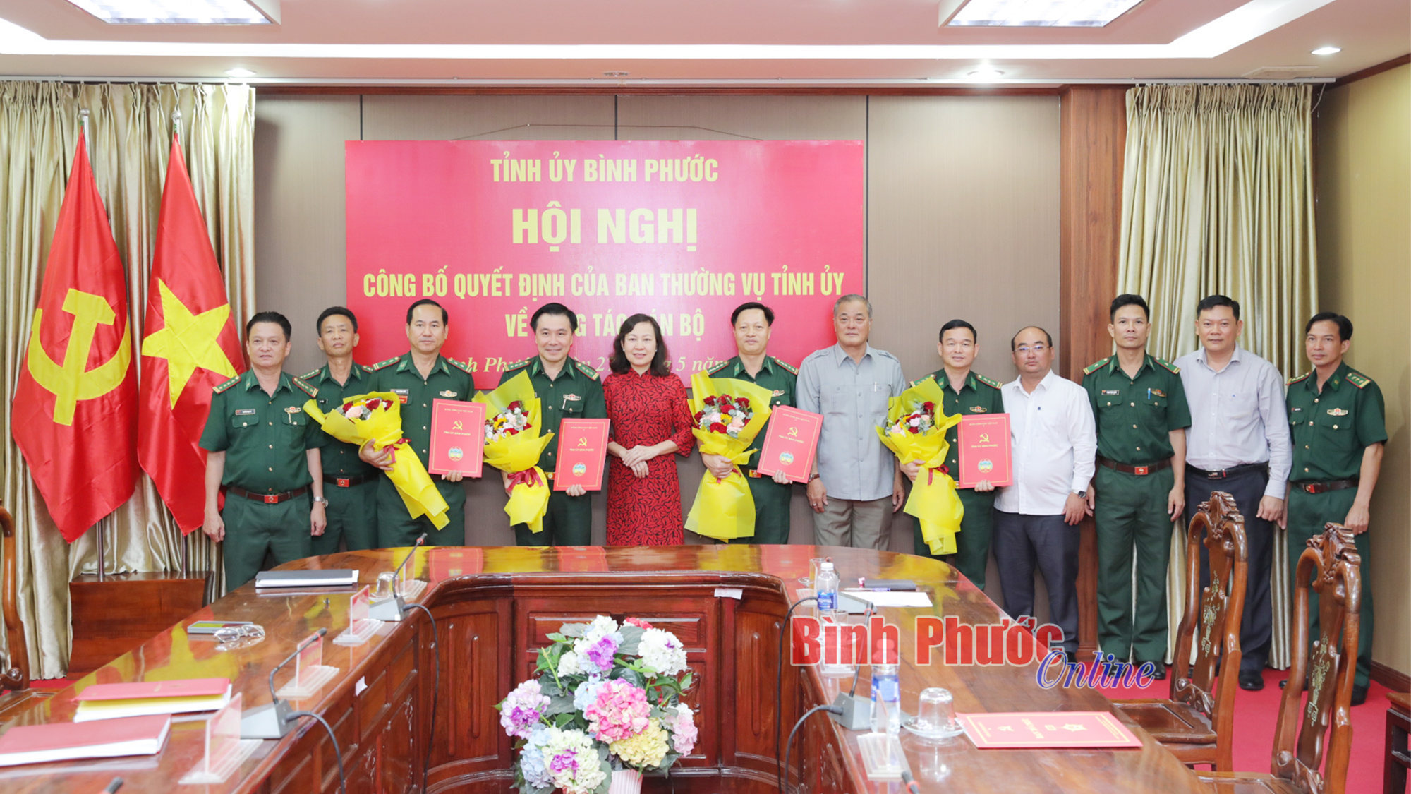 Tỉnh ủy Bình Phước công bố quyết định về công tác cán bộ tại Bộ đội Biên phòng tỉnh