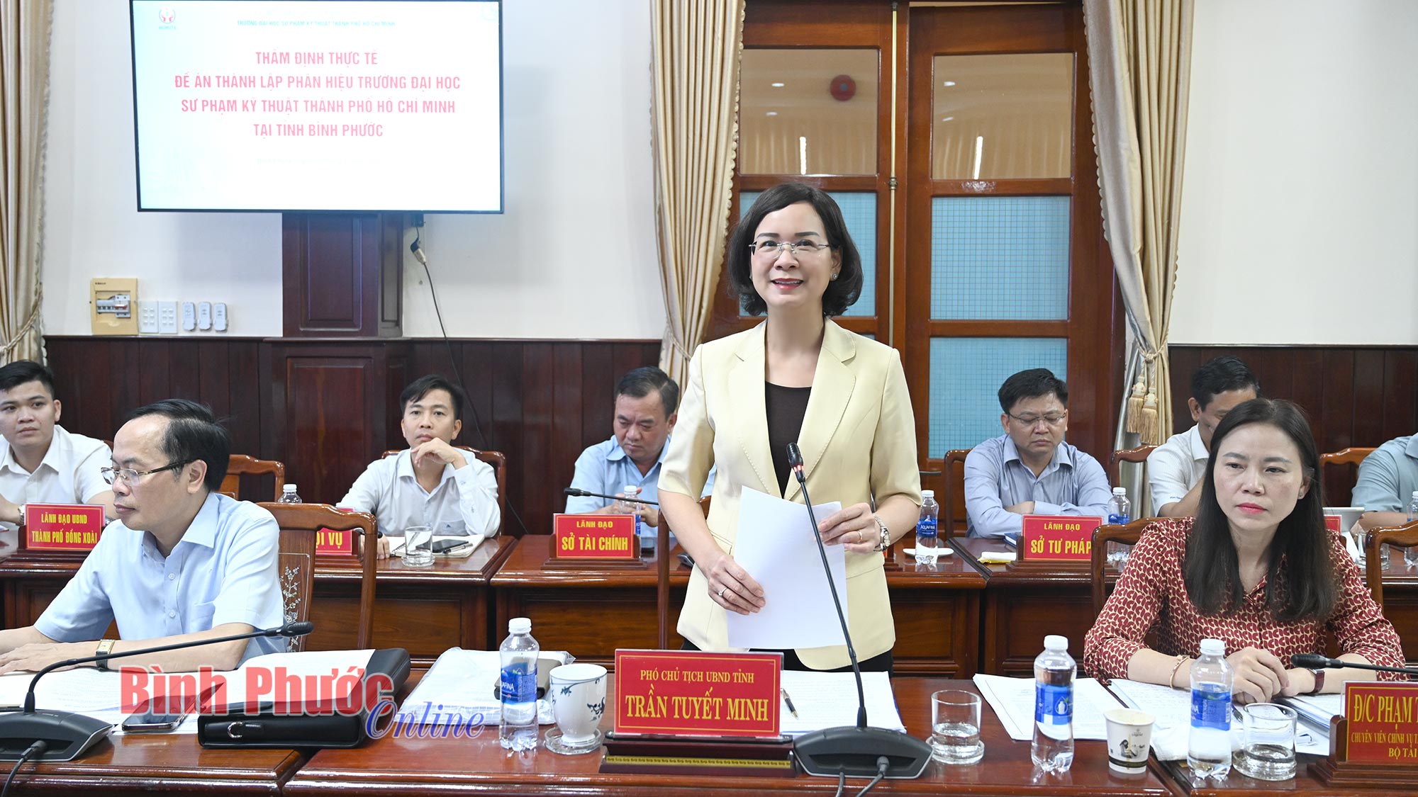 Triển khai Đề án thành lập Phân hiệu Trường Đại học Sư phạm kỹ thuật Thành phố Hồ Chí Minh tại Bình Phước