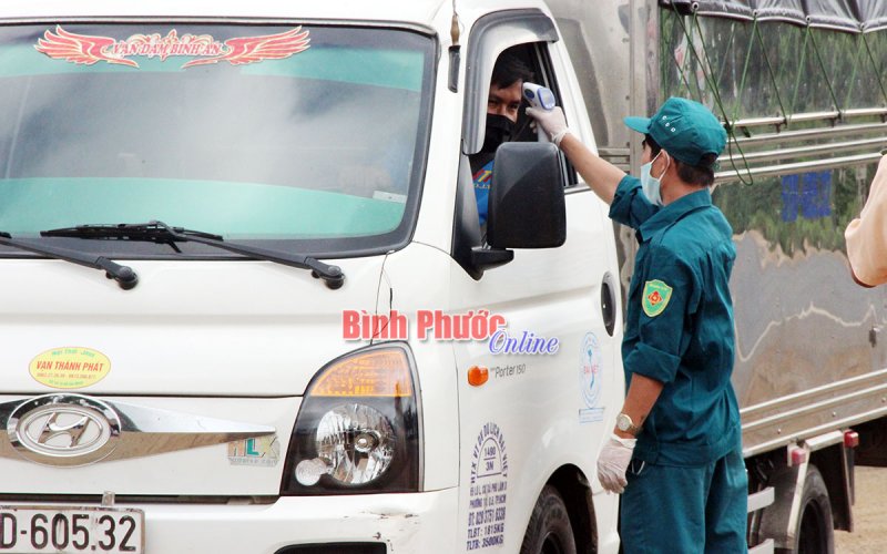 Bình Phước đảm bảo lưu thông hàng hóa thuận lợi và an toàn phòng, chống dịch Covid-19