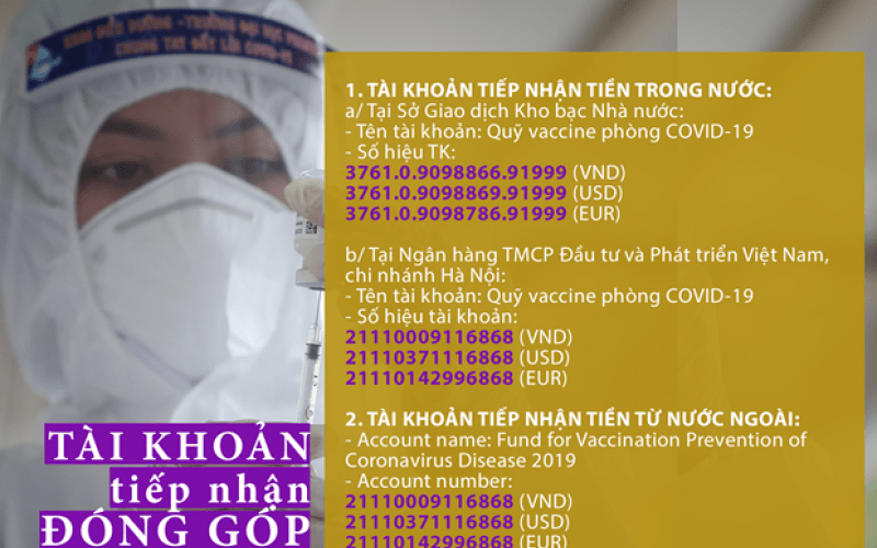 Bình Phước khuyến khích cơ quan, doanh nghiệp, người dân đóng góp Quỹ vắc-xin phòng Covid-19