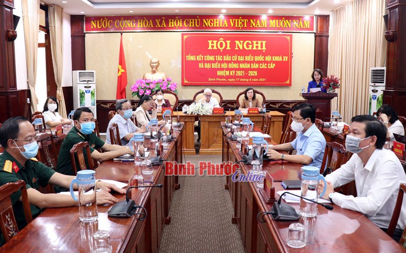 Bình Phước là 1 trong 10 tỉnh, thành có tỷ lệ cử tri đi bầu cao 