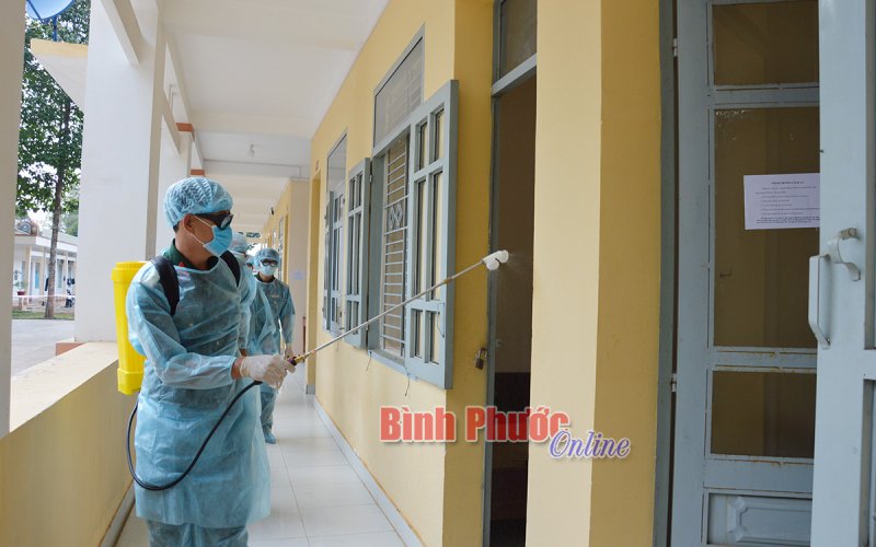 Bộ CHQS tỉnh Bình Phước thành lập các tổ phòng, chống dịch Covid-19