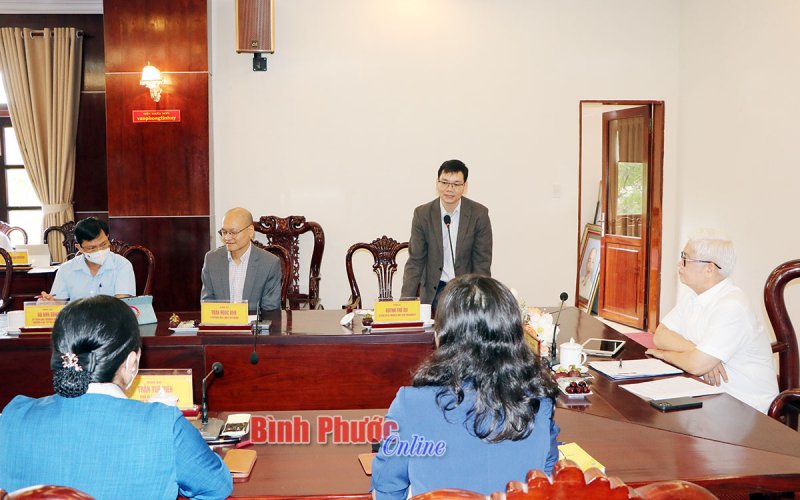 Các nhà nghiên cứu, chuyên gia giúp Bình Phước quy hoạch phát triển đến năm 2050