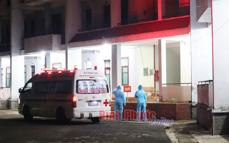 Cách ly tập trung 1 trường hợp tại khu cách ly ký túc xá Trường Cao đẳng Bình Phước