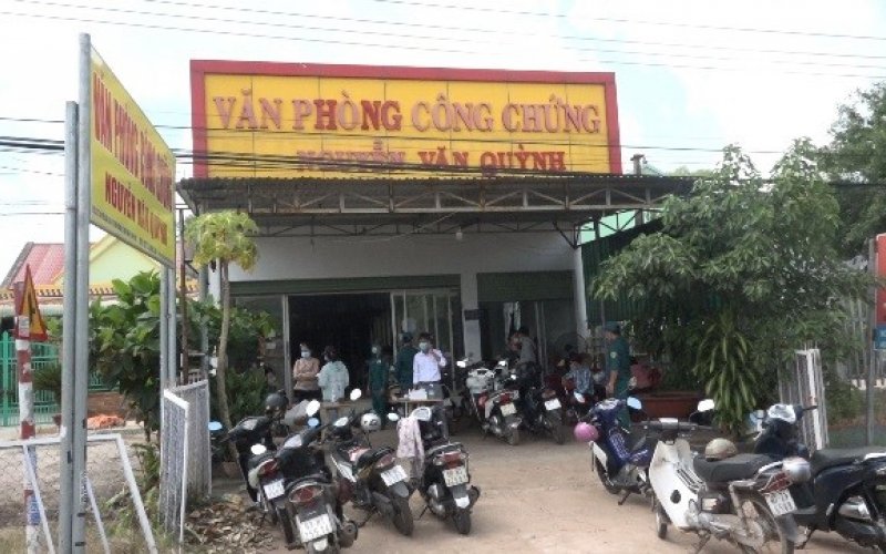 Chơn Thành: Lập biên bản 1 văn phòng công chứng tư nhân không đảm bảo phòng, chống Covid-19