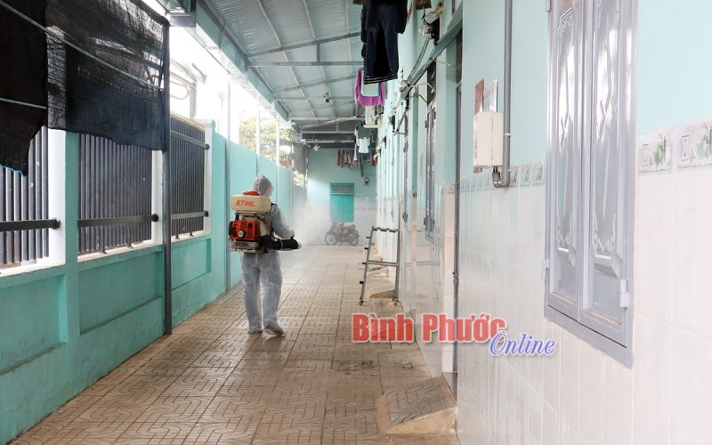 Đồng Xoài tăng cường phòng, chống dịch Covid-19 tại các khu nhà trọ