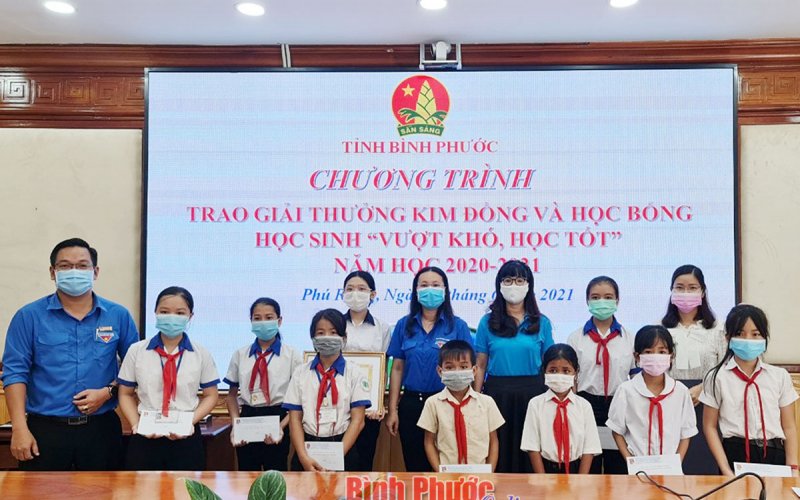 Học sinh Bình Phước xuất sắc nhận Giải thưởng Kim Đồng năm học 2020 - 2021