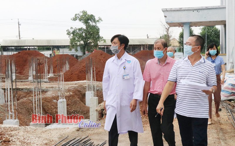 Khảo sát xây dựng bệnh viện dã chiến tại huyện Bù Đốp