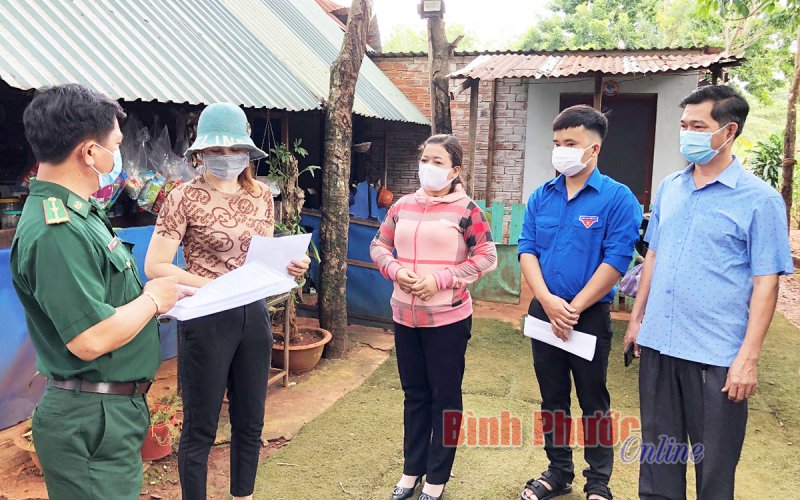 Lộc Ninh chủ động phòng, chống dịch Covid-19