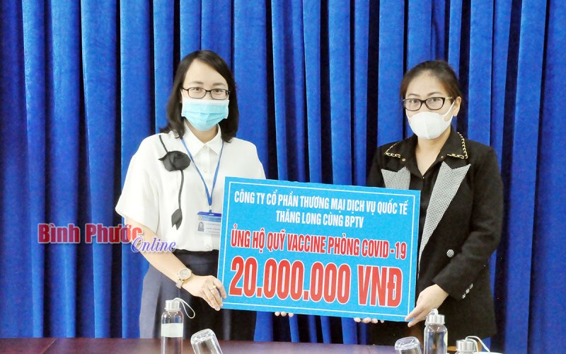 Thêm 40 triệu đồng “Cùng BPTV ủng hộ Quỹ vắc xin phòng Covid-19”