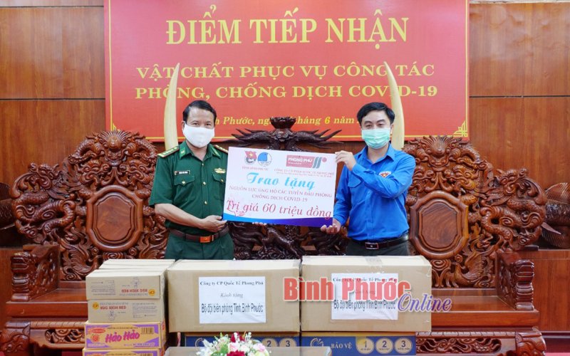 Tuổi trẻ Bình Phước san sẻ yêu thương, chung tay vượt qua đại dịch