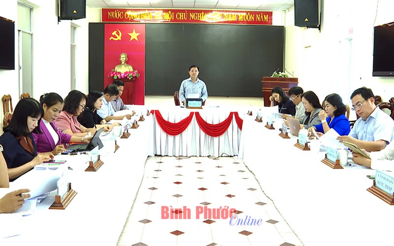 Ban Văn hóa - Xã hội thống nhất báo cáo thẩm tra trình kỳ họp thứ 5, HĐND tỉnh khóa X 