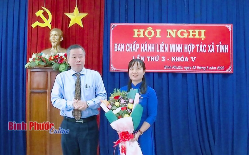 Bình Phước: Liên minh Hợp tác xã tỉnh có tân Chủ tịch
