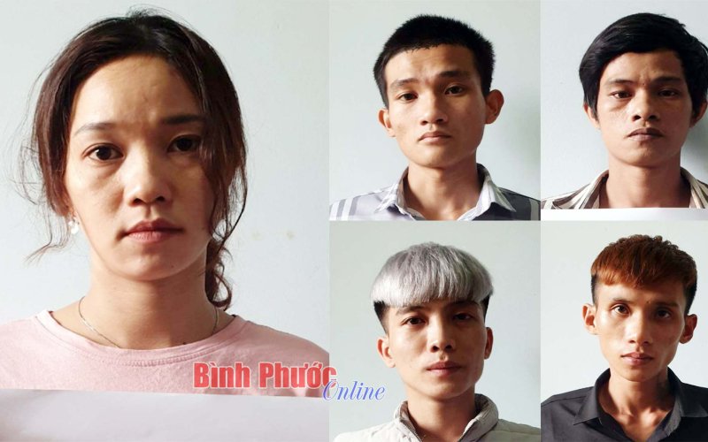 Công an xã biên giới Bù Gia Mập triệt phá tụ điểm đánh bạc 