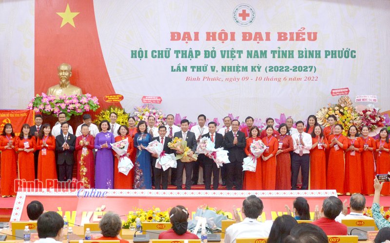 Đại hội đại biểu Hội Chữ thập đỏ tỉnh Bình Phước lần thứ V thành công tốt đẹp