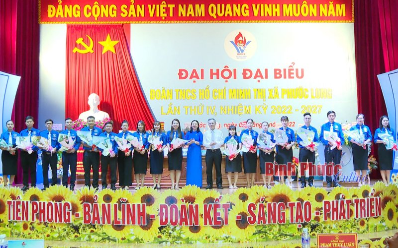 Đại hội Đoàn TNCS Hồ Chí Minh thị xã Phước Long nhiệm kỳ 2022-2027 thành công tốt đẹp