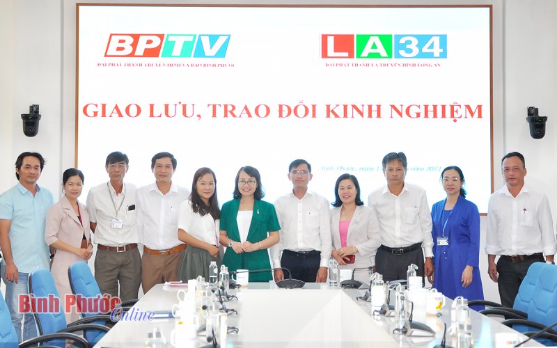 Đài Phát thanh - Truyền hình Long An trao đổi kinh nghiệm tại BPTV