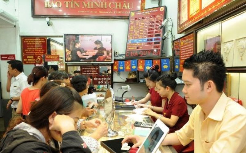 Giá vàng trong nước tiếp tục tăng thêm 150.000 đồng mỗi lượng