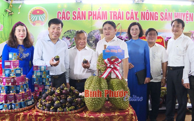 Hội chợ trái cây và hàng nông sản tỉnh Bình Phước lần thứ V tạo được sự lan tỏa mạnh mẽ