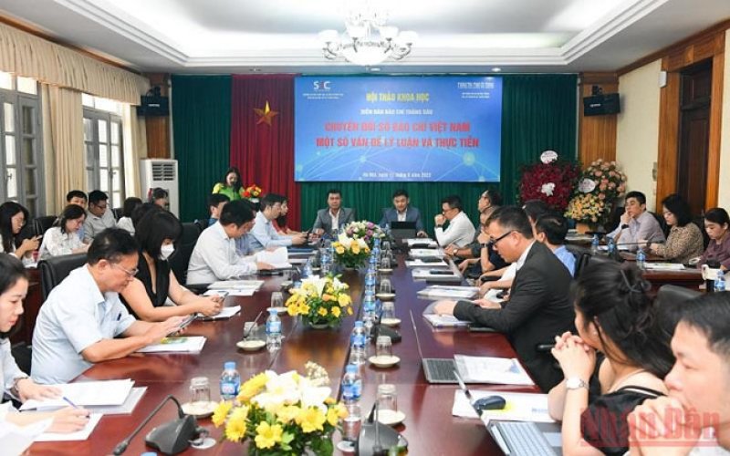 Hội thảo khoa học “Chuyển đổi số báo chí Việt Nam - Những vấn đề lý luận và thực tiễn”