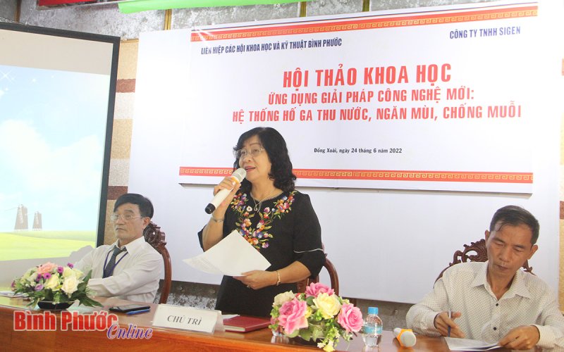 Hội thảo khoa học ứng dụng hệ thống hố ga thu nước, ngăn mùi, chống muỗi