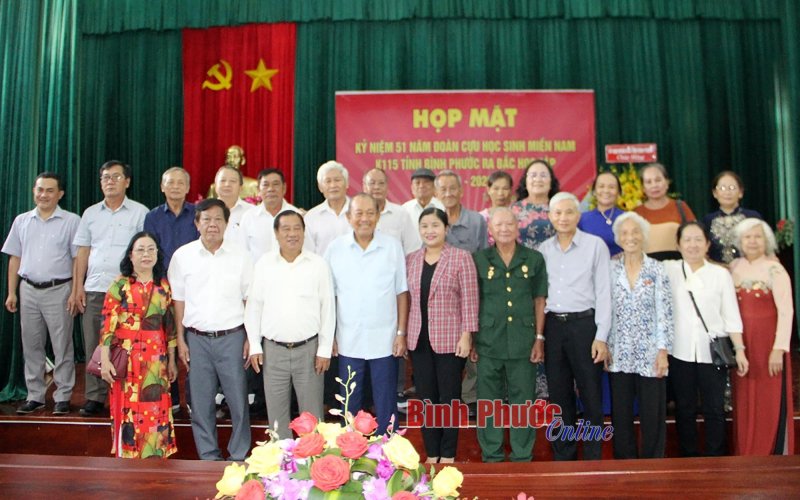 Họp mặt kỷ niệm 51 năm đoàn cựu học sinh miền Nam ra Bắc học tập