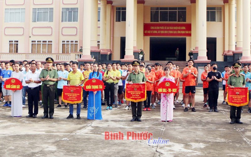 Khai mạc Đại hội thể dục thể thao Công an tỉnh Bình Phước lần thứ VI