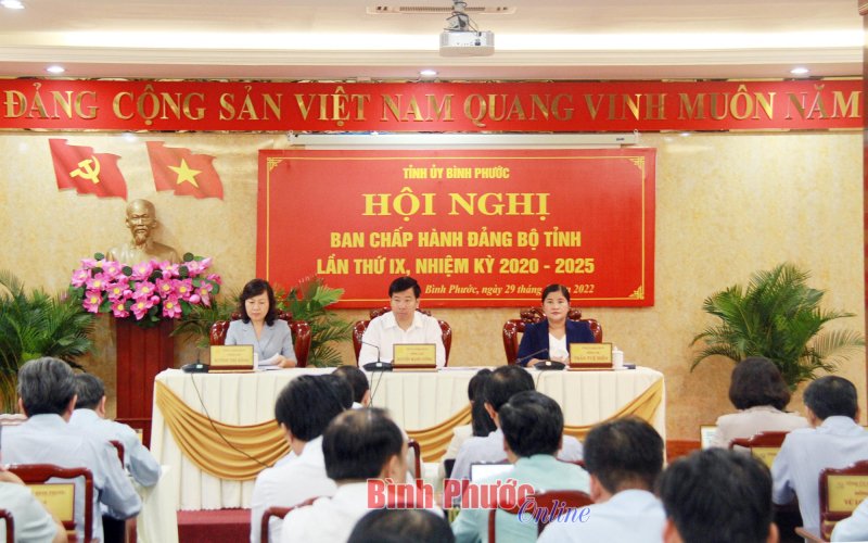 Khai mạc hội nghị Ban Chấp hành Đảng bộ tỉnh Bình Phước lần thứ IX, nhiệm kỳ 2020-2025